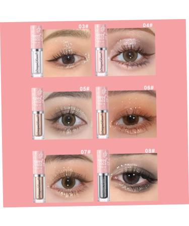 Didiseaon 8pcs Metallic Eye Shadow Palette - Pigmented Glitter Makeup Accessories for Stunning Eye Looks | International Shipping Available - Buy Online on GoSupps.com