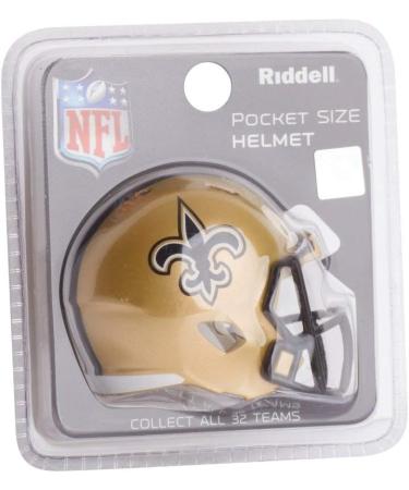 Riddell Helmet Pocket Pro Speed Style New Orleans Saints One Size Team Colors - Buy Online on GoSupps.com