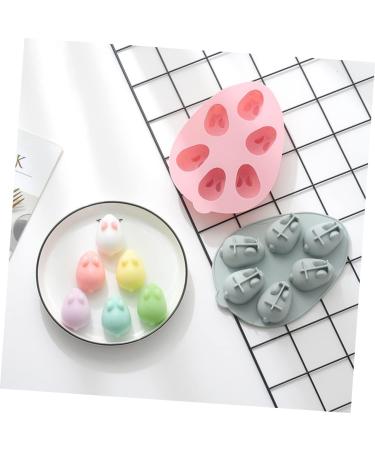 2pcs 3D Rabbit Mousse Molds Cake Animal Resin Silicone Molds Easter Jelly Cake Mold Easter Ice Cube Trays Silicone Baking Mold Easter Bunny Mixer Timer Oven Clay Candy Fondant Mold Assorted Color 14.9X20.9CM - Buy Online on GoSupps.com