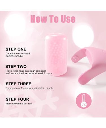 Buy Ice Roller for Face & Eye | Pink Facial Massager for Puffiness & Migraine Relief - Best Skin Care Tool Online - Buy Online on GoSupps.com