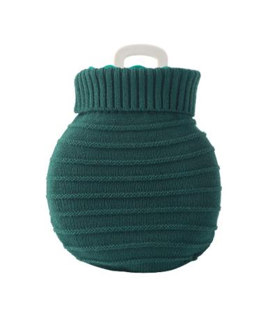 Haloppe Warm Pouch Knitted Cover Pad Warm Bag Explosion-proof for Dormitory Green