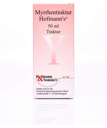 Buy Myrrh Tincture - Hofmann's Herbal Mouth & Throat Therapeutic 50ml - Fast International Shipping - Buy Online on GoSupps.com