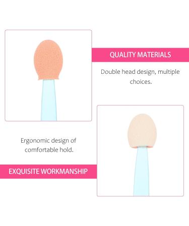MUSISALY 100pcs Double Ended Eyeshadow Brush Makeup Brush Eyeshadow Stick Latex Sponge Tipped Oval Makeup Tool Cosmetic Tool Dual-side Eye Makeup Applicator Sponge Brush 6.5x1.3cm Blue - Buy Online on GoSupps.com