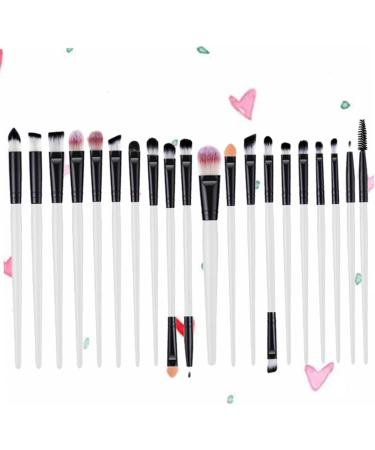 WOONEKY 20pcs Portable Eye Makeup Spoolie Brush for Eyelashes Eyeliner Eyeshadow Brush Kit Eyelash Kits 15.50X1.50X1.50CM As Shown - Buy Online on GoSupps.com