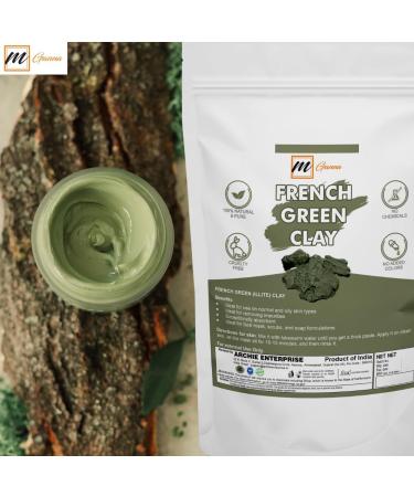 French Green Clay Powder 0 22 LBS / 100 GMS | Illite Montmorillonite Clay pour les masques faciaux les cr mes les peelings doux et les gommages et la fabrication de savon - Buy Online on GoSupps.com