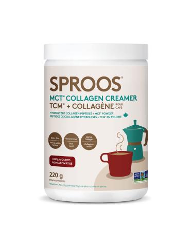 SPROOS MCT Ghee Creamer | Grass-Fed Ghee MCT Powder | Unsweetened | Keto + Paleo Friendly | Tub 220 g