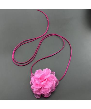 South Kieling Sky Blue Flower Choker Necklace | Elegant Collarbone Chain for Daily Use & Parties | Trendy Jewelry Decoration - Buy Online on GoSupps.com