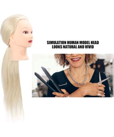 Professional Hairdressing Training Head - Cream White Puppet for Cosmetology Students | International Shipping - Buy Online on GoSupps.com