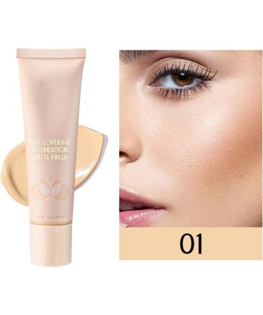 LXZJJM Liquid Foundation Full Coverage Matte Finish 6 Colors Matte Foundation Sweat & Water Resistant Matte Finish (01 - Fair with warm undertones 1 FL.OZ /30ml) 30 ml (Pack of 1) 01 - Fair With Warm Undertones - Buy Online on GoSupps.com