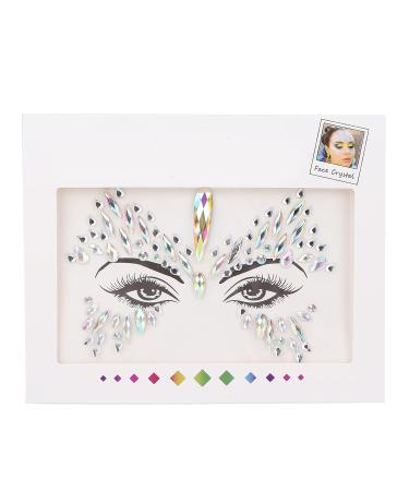 Face Rhinestones Stickers - Shiny Glitter Self-Adhesive Waterproof & Sweat Proof for Festival & Holiday | International Shipping - Buy Online on GoSupps.com