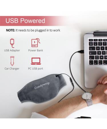 Comfytemp USB Heated Neck Wrap - Auto Shut Off - 3 Adjustable Temperature - Heat Therapy for Soreness & Stiffness Relief - Buy Online on GoSupps.com