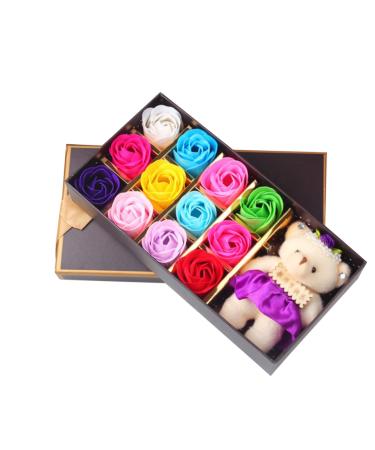 UTHCLO 12 Bath Soap Pink Soap Plant Essential Oil Blue Soap Plants Luxury Ladies Suits Bath Soaps Flower Miss Box Take a Bath
