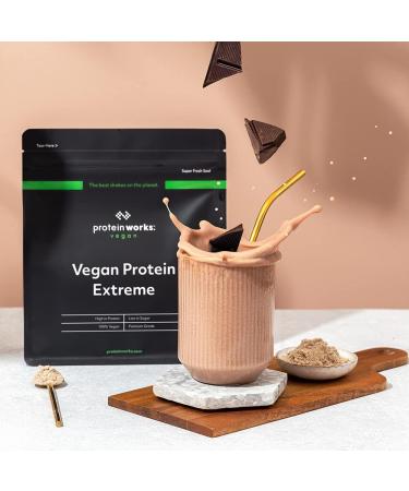 The Protein Works Vegan Protein Extreme 2kg - 29g Plant Based Protein | Vitamin Blend | 57 Servings - Vanilla Cr me - Buy Online on GoSupps.com