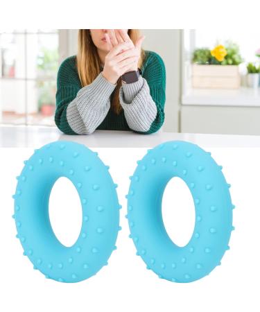 Verdant Touch Finger Exerciser Ring - Hand Grip Strengthener Silicone Training Rings (2 Pack Blue 18kg) for Muscle Training & Recovery - International Shipping Available - Buy Online on GoSupps.com
