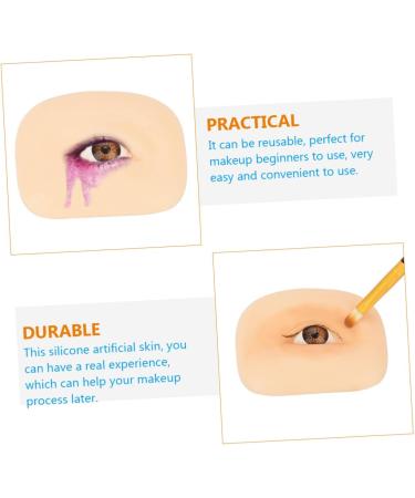 Baluue 4pcs Makeup Practice Skin Facial Tools Eye Shadow Practice Skin Eye Makeup Board - Buy Online on GoSupps.com
