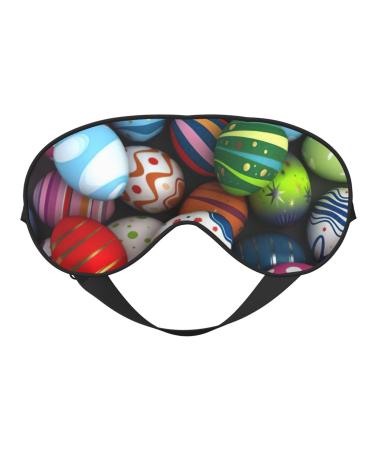 Easter Eggs1 Mask for Deep Sleep & Relaxation - Adjustable Soft & Breathable Blindfold for Travel Meditation & More