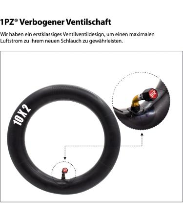 1PZ TH3-10W 10x2 Inch Black Seamless Stroller Hose - 90 Valve Angle for Perfect Tire Fit - Buy Online on GoSupps.com