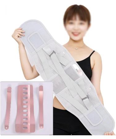 Long Vertebrae Decompression Waist Support Belt - Pain Relief Back Support for Men & Women with 3 Pads (Medium Color: G) - Improve Spine Health - Buy Online on GoSupps.com