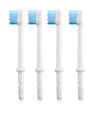 Frienda Replacement Standard Brush Heads Dental Water Jet Nozzle Accessories Compatible with Water Flossers (Like WP-100) and Other Oral Irrigators (4 Pieces) - Buy Online on GoSupps.com