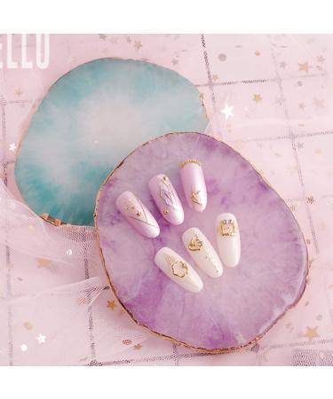 SSDecor Resin Nail Art Palette - Purple Mixing Tray for Nail Painting and Makeup - Buy Online on GoSupps.com