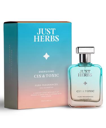 AARVVINTA CRAFT Just Herbs Energising Cin & Tonic EDP Perfume for Men Long Lasting Up to 8 Hours Pure Fragrance Eau Da Parfum Body Spray - 50 ml