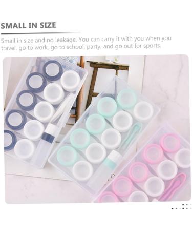 Buy Healvian 8 Sets Contact Lens Storage Box - Travel-Friendly Colored Cases for Safe & Organized Lens Storage - Buy Online on GoSupps.com