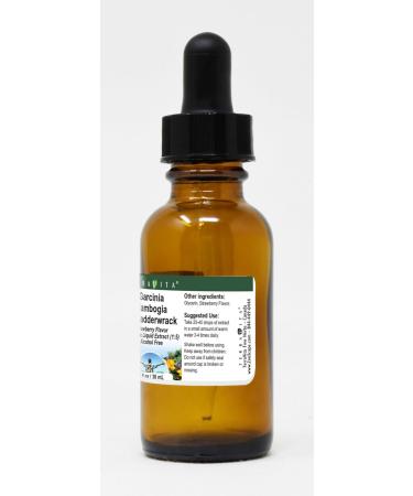 Garcinia Cambogia & Bladderwrack Glycerite Liquid Extract (1:5) - Strawberry Flavored (1 oz ZIN: 522493) - Buy Online on GoSupps.com
