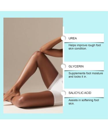  Generisch Foot Cream - 50g - Natural moisturizing and softening treatment - Lotion for dry and cracked feet - Skin care - For sensitive heels - Daily pedicure - Travel - Repair - Buy Online on GoSupps.com