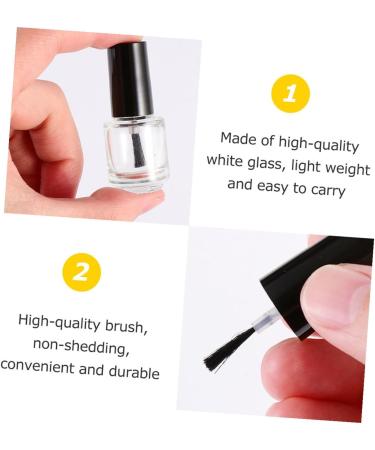 SEWACC Lot de 25 Flacons Vides pour Vernis Ongles 5Ml en Verre Bouchon Aluminium lectrolytique Flacon de Rangement R utilisable pour Gel Ongles Outil Professionnel pour Manucure - Buy Online on GoSupps.com