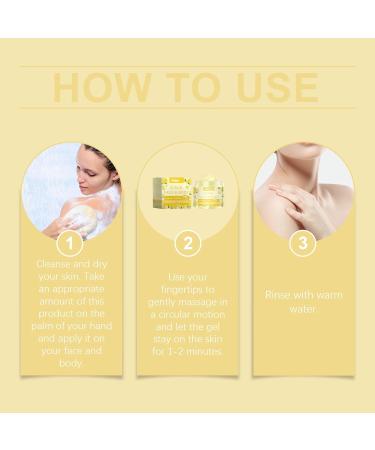 Exfoliant pour le corps la vitamine C au citron la vitamine C exfoliant pour le visage avec huile de jojoba et vitamine E limine les cellules mortes de la peau pour le visage exfoliant pour 1 pi ce. - Buy Online on GoSupps.com