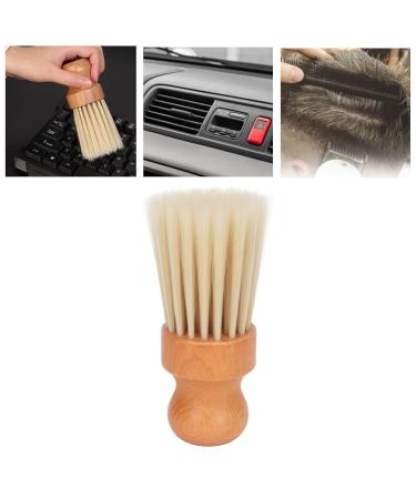 Okjhfd Shaving Brush - Soft Bristle Beech Wood Handle | Portable Men's Hairdressing Tool | Wet Razor Brush for Salons - Buy Online on GoSupps.com
