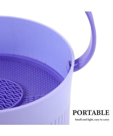 3-in-1 Makeup Brush Cleaner & Organizer | Silicone Cleaning Mat & Storage Bowl for Air Drying | International Shipping - Buy Online on GoSupps.com