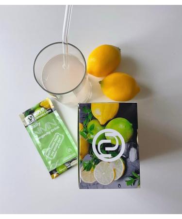 NUYU Labs Daily NMN Longevity Drink All-in-One Anti-Aging Supplement with Pterostilbene TMG Calcium AKG Collagen Peptides B Complex Vitamins B C D3 K2-MK7 (Lemon-Lime) - Buy Online on GoSupps.com