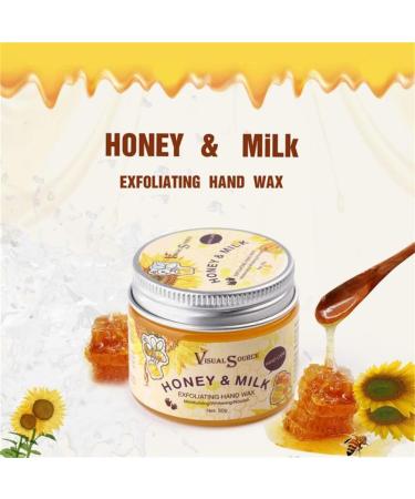 50g Honey Hand Mask Hand Wax Moisturizing Whitening Skin Care Exfoliating Calluses Removal Mask Hands Care Essence Cream (3 PCS) - Buy Online on GoSupps.com