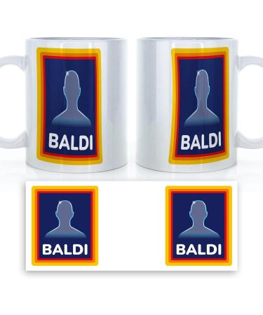 Aldi Inspired Funny Baldi Mug and Belgian Milk Chocolate/Hot Chocolate Stirrer Marshmallow Gift Set (11oz) Thank You Love You Happy Birthday Mug Dad Mug Father's Day Mug 275 Funny Aldi Baldi - Buy Online on GoSupps.com