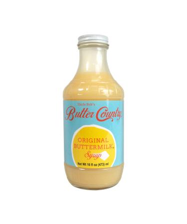 Rich & Creamy Buttermilk Syrup Original Flavor by Uncle Bob's Butter Country 16 fl oz/1 Pack Original 16 Fl Oz (Pack of 1)