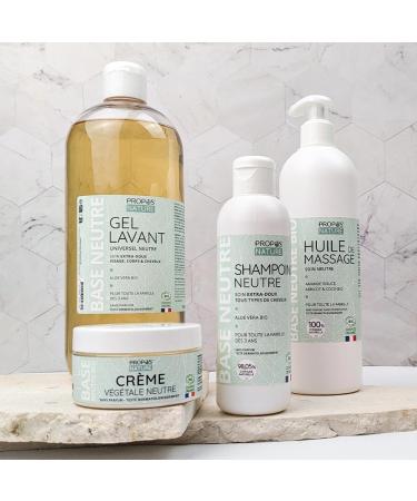 Organic neutral shampoo - Customizable shampoo base - With Aloe Vera - Made in France - 200ml - Propos'Nature - Buy Online on GoSupps.com