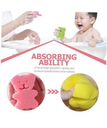 Buy Healifty 40 pcs Children s Bath Sponge Loofah | Soft Foam Body Scrubber for Baby & Kids | Perfect Shower & Bath Brush - Buy Online on GoSupps.com