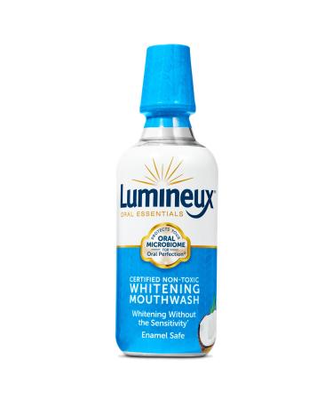 Lumineux Teeth Whitening Mouthwash 16 Oz. - Enamel Safe - Whitening Without the Harm - Certified Non-Toxic - Whiter Teeth in 7 Days or Less w/o Sensitivity - NO Alcohol, Fluoride Free & SLS Free 16 Fl Oz (Pack of 1)