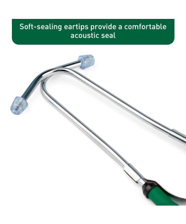 HONSUN Sprague Rappaport Dual Head Stethoscope - Professional Cardiology Stethoscope for Adults & Kids - Ideal for Doctors, Nurses, Medical Students & Home Use - Green - Buy Online on GoSupps.com