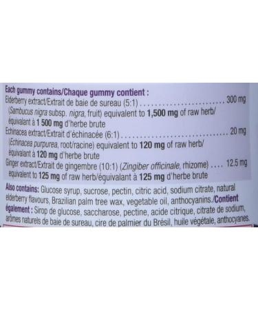Jamieson Elderberry Cold and Flu Gummies - Buy Online on GoSupps.com