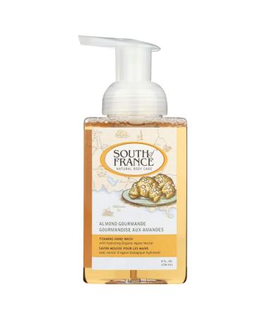 South of France Hand Soap - Foaming - Almond Gourmande - 8 oz Almond 8 Fl Oz (Pack of 1)