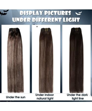 Hetto Real Hair Clip-In Extensions Ombre #2/8/2 - Remy Hair Recovery 45 cm | Hot Sales Product - Buy Online on GoSupps.com