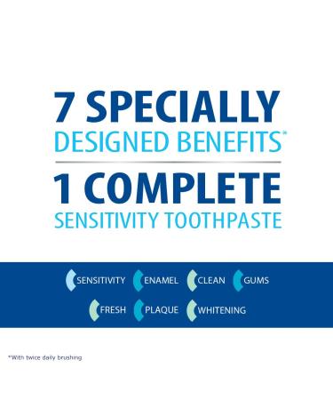 Sensodyne Complete Protection Sensitive Toothpaste Best Treatment for Gingivitis & Sensitive Teeth Extra Fresh - 3.4 oz | International Shipping Available - Buy Online on GoSupps.com