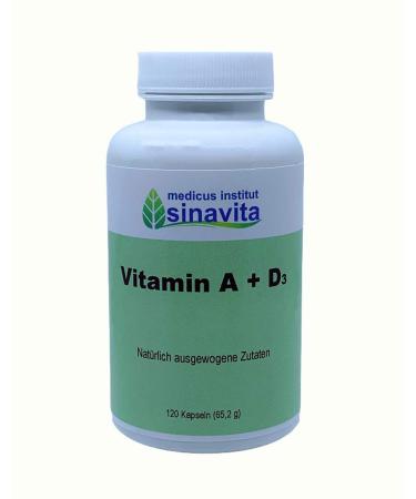 Vitamin A+D 120 caps. vegetarian capsule shell German production