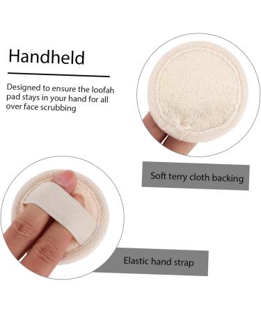 FRCOLOR 2 Sets Loofah Face Wash Regrow Regeneration Deep Cleansing Polish Face Cleansing Burnish Round Powder Puff Department Store Makeup Remover Pad Miss Cleaning Pad - Buy Online on GoSupps.com