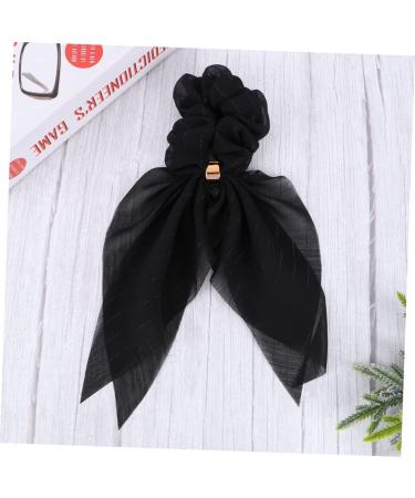 Hair Tie Hair Scarf Ties for Women Hair Bobbles Bands Chiffon Bow Scrunchies Ribbon Hair Scrunchies Hair Wraps for Women Lace Headbands Scrunchies for Girls Bow Tie Miss Ponytail - Buy Online on GoSupps.com