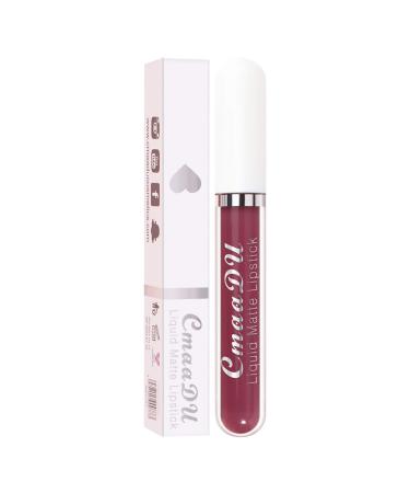 TianWlio Long-lasting waterproof liquid matte lipstick for women. Long-lasting glossy and charming cosmetic. 18 Beauty Lip Gloss Long-lasting lipstick.