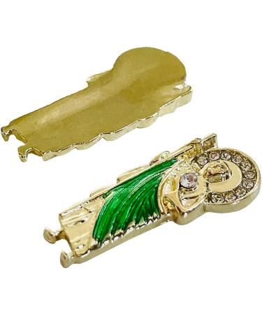 San Judas Nail Charms - 10PCS 3D Nail Diamonds Art Charms for Acrylic Nails - Rhinestones, Gems, and Crystals - Green Design - Buy Online on GoSupps.com