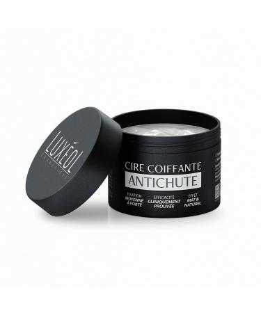 Lux ol - Cire Coiffante Antichute - R duit La Chute De Cheveux de 33%* - Fixation Moyenne Forte - 96% Ingr dients Origine Naturelle - Effet Mat & Naturel - Sans Silicones - Fabriqu En France - 50ml